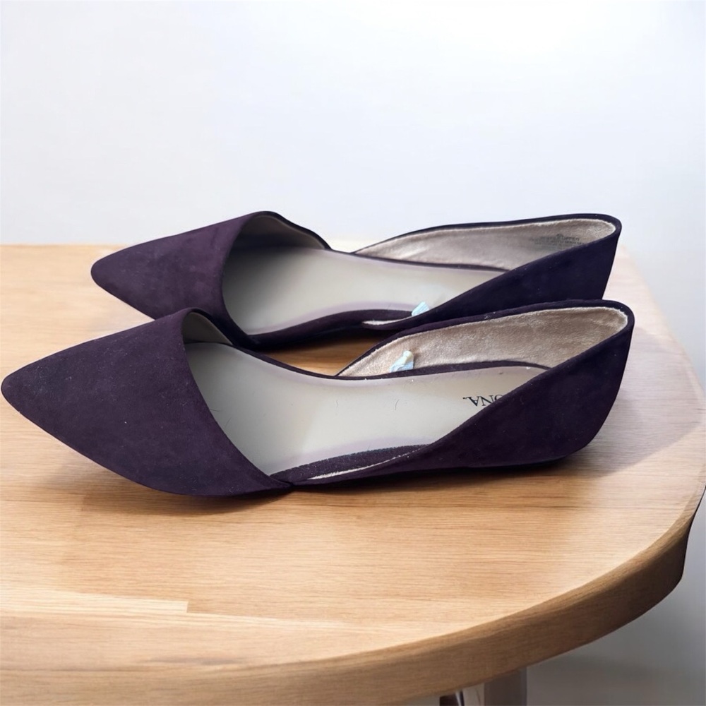 Merona Women's Dark Purple/Burgundy Flats - Picture 3 of 4